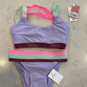 Brand new with tags Pilyq bathing suit. Size 2T.